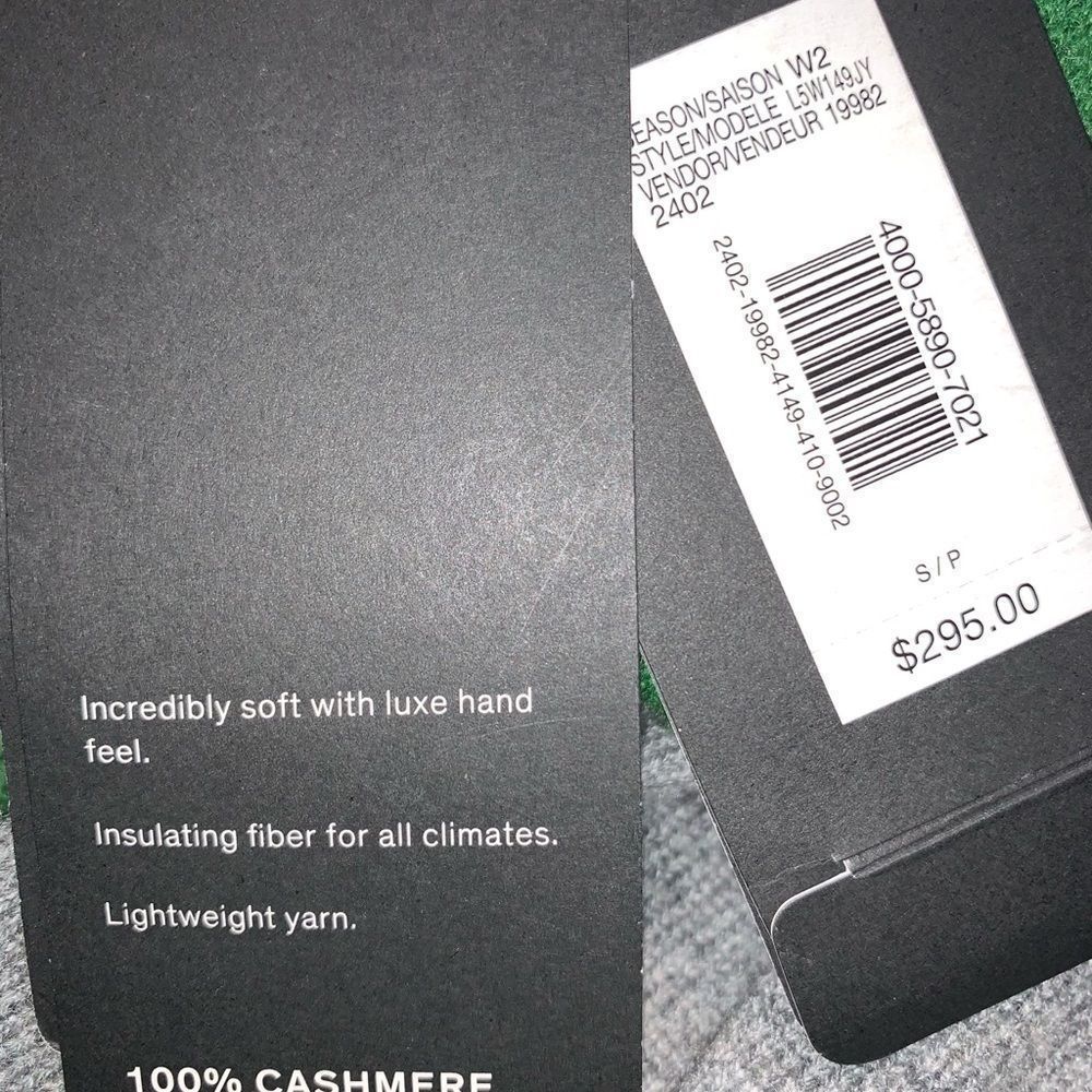 NWT Armani Exchange 100% Cashmere Comfy Warm Cozy Athleisure Wear - Picture 8 of 8